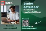 Junior fejlesztő - Diákmunka ősztől Ozeki Kft.0