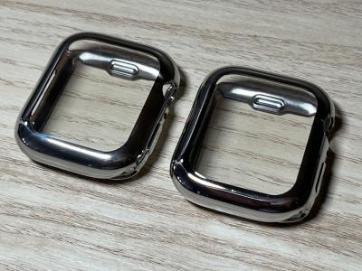 Apple Watch ezüst színű szilikon védőtok0