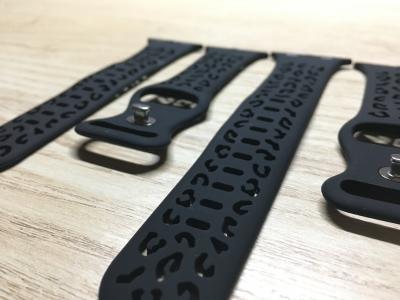 Apple Watch leopárd mintás szilikon óraszíj (óra szíj)0