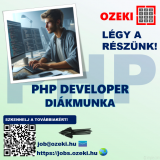 PHP developer Diákmunka ősztől