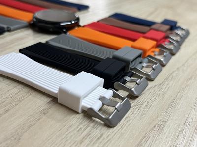 Bordázott szilikon óraszíj 22mm0