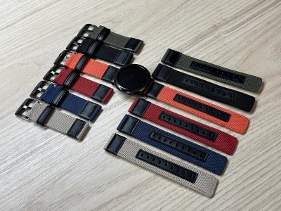 Sportos vászon-bőr óraszíj 20mm-es órához0