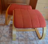 Eladó 2 db narancsszínű lábzsámoly Dunakeszin