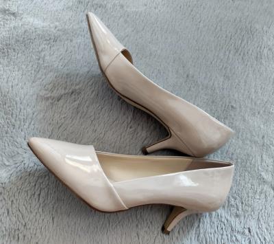 Hibátlan, tűsarkú, újszerű lakk körömcipő0