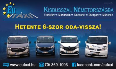 EuTAXI - Utazzon kisbusszal Ausztriába, Németországba!0