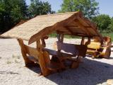 Kerti bútor, csomoros nyár fa kerti garnitúra1