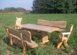 Kerti bútor, csomoros nyár fa kerti garnitúra2