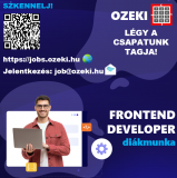 Frontend developer - Diákmunka ősztől - Ozeki Kft.